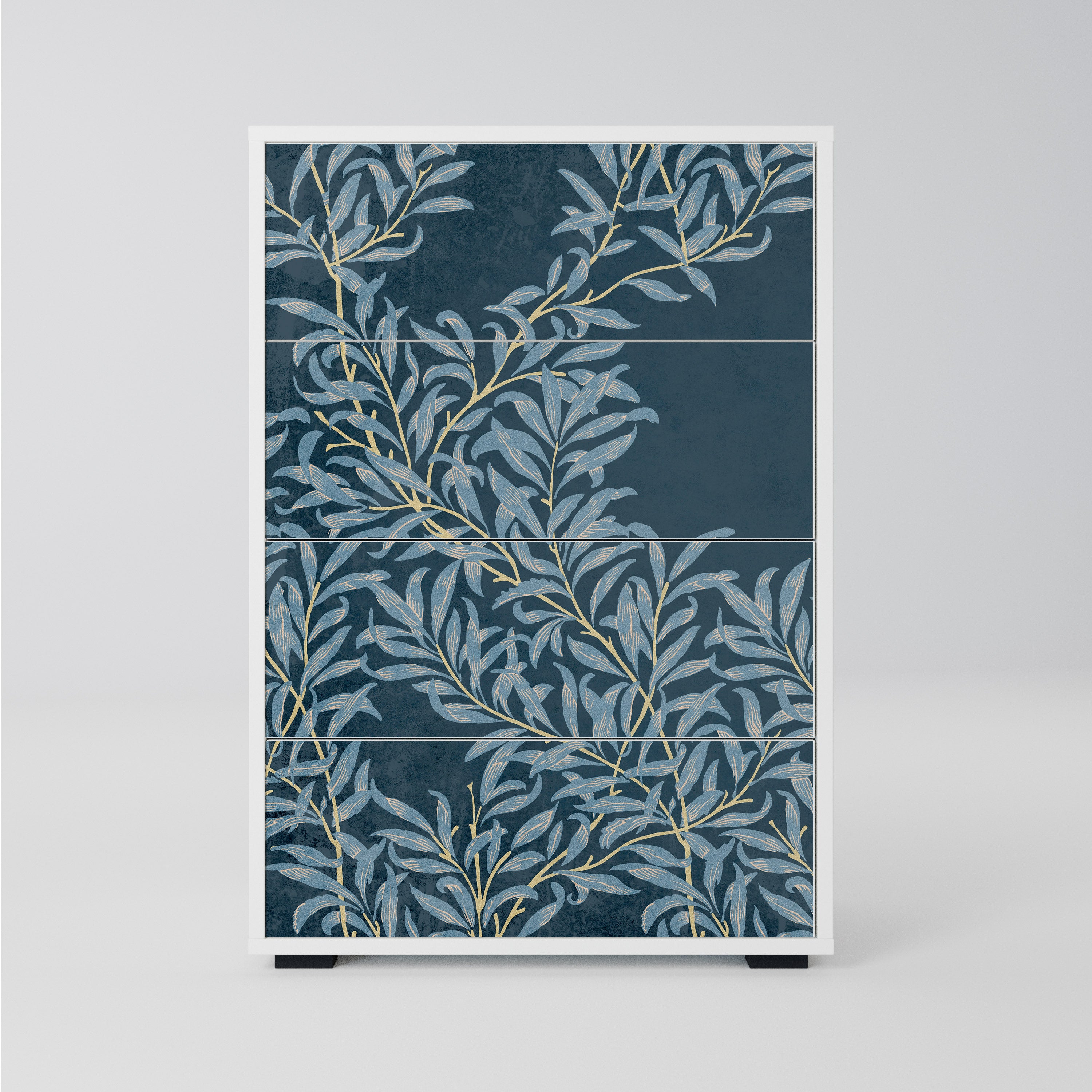 BLUE LEAVES Chest of drawers
