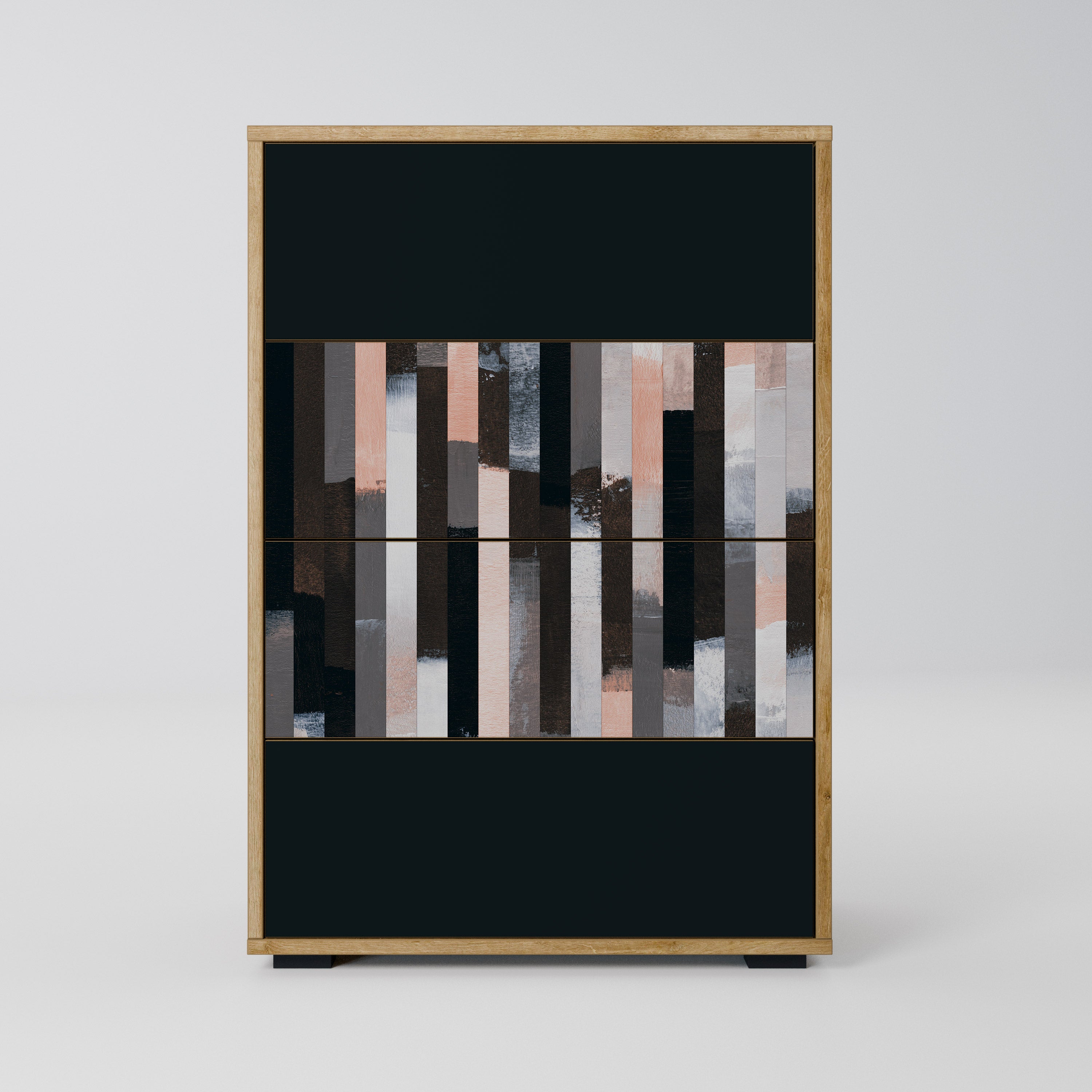 COLLAGE OF RECTANGLES Chest of drawers