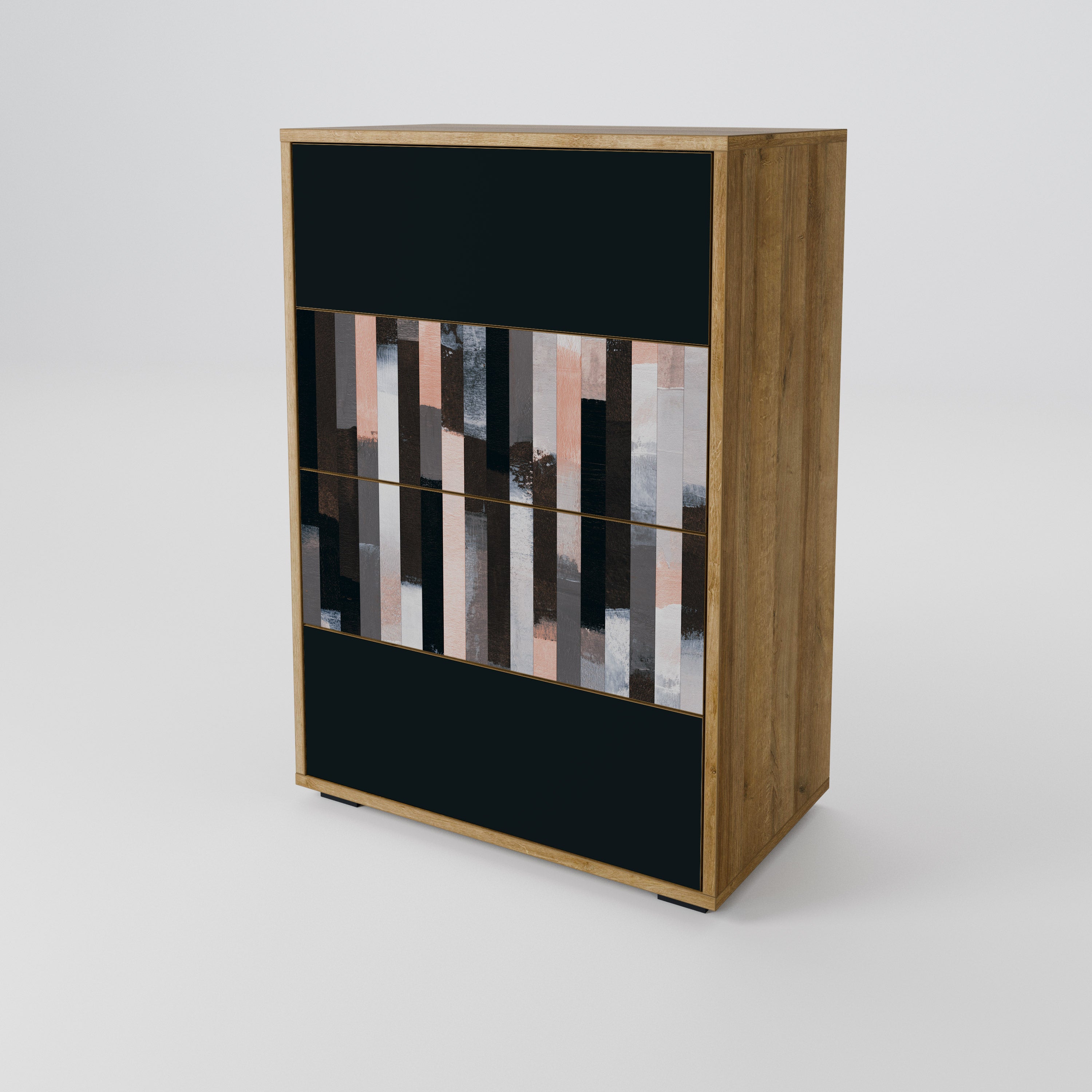 COLLAGE OF RECTANGLES Chest of drawers