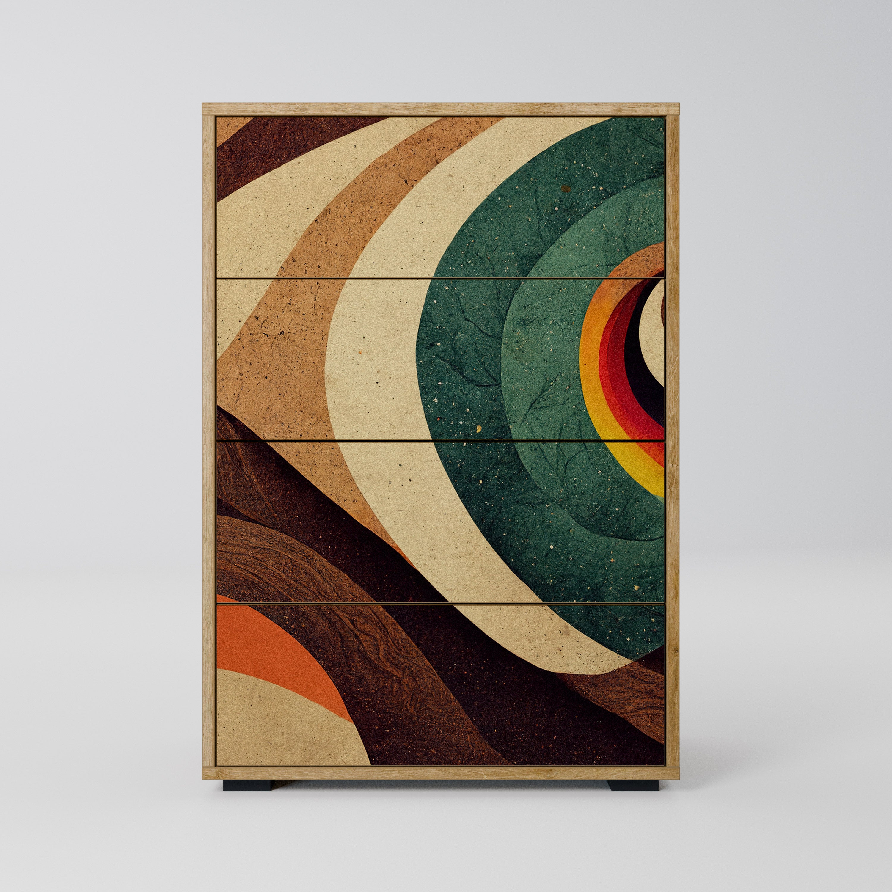 COLORFUL STRANDS Chest of drawers