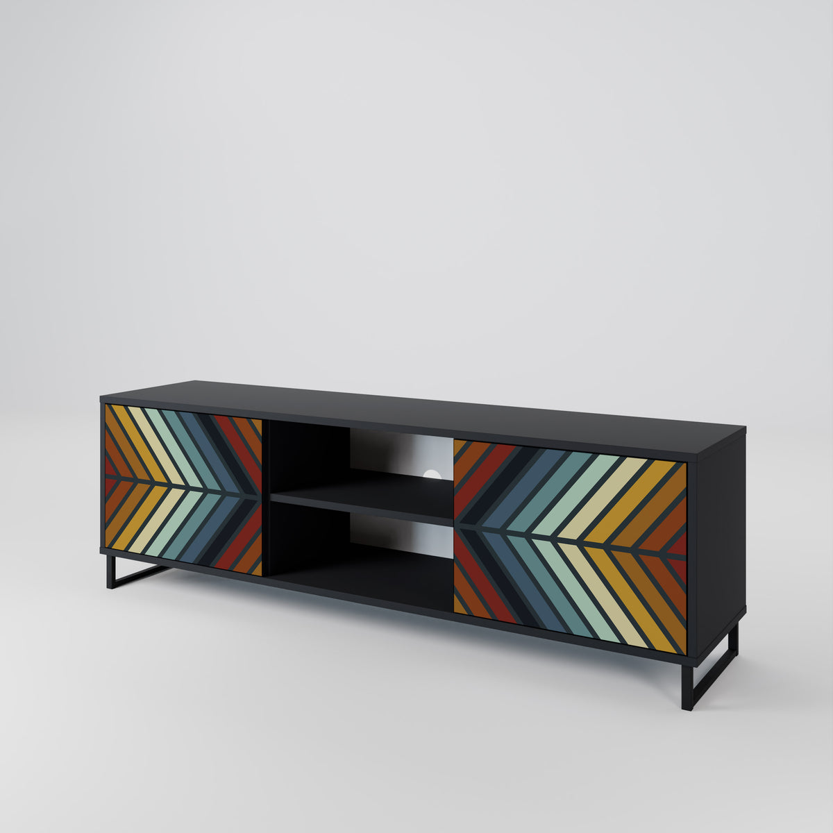 INDIGENOUS ZIGZAG Móvel de TV de 2 Portas