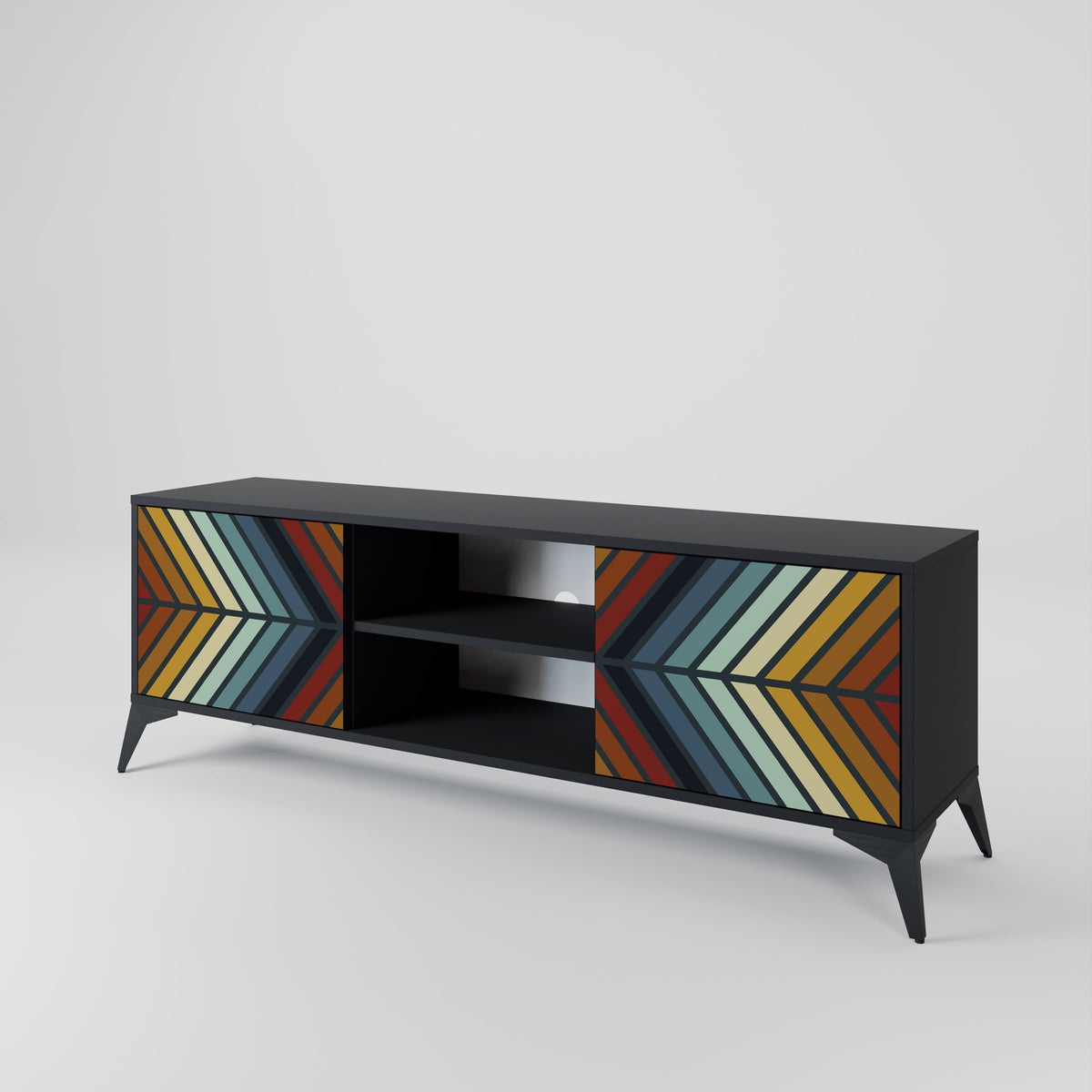 INDIGENOUS ZIGZAG Móvel de TV de 2 Portas