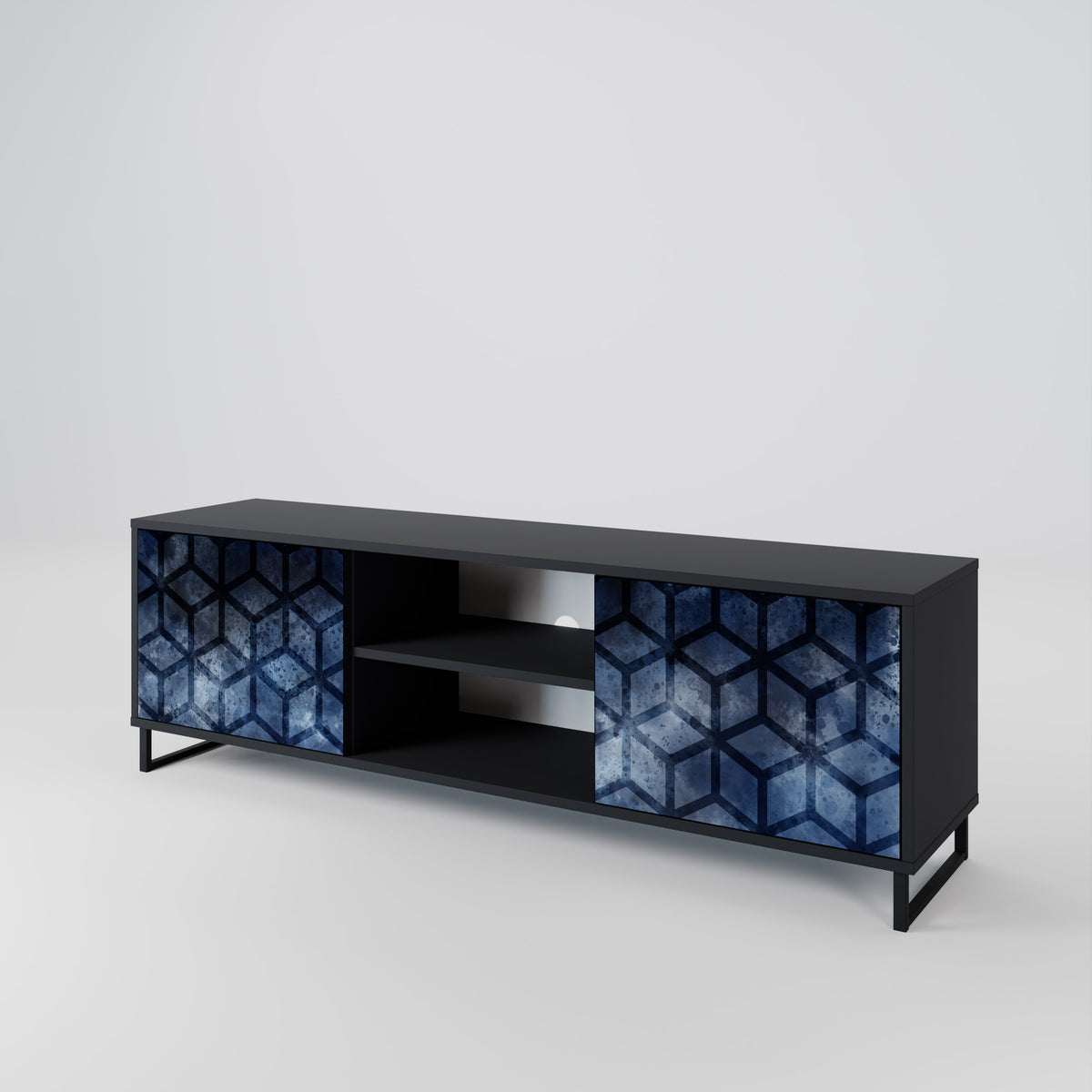 CUBIC MIST Móvel de TV de 2 Portas