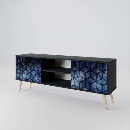 CUBIC MIST Móvel de TV de 2 Portas
