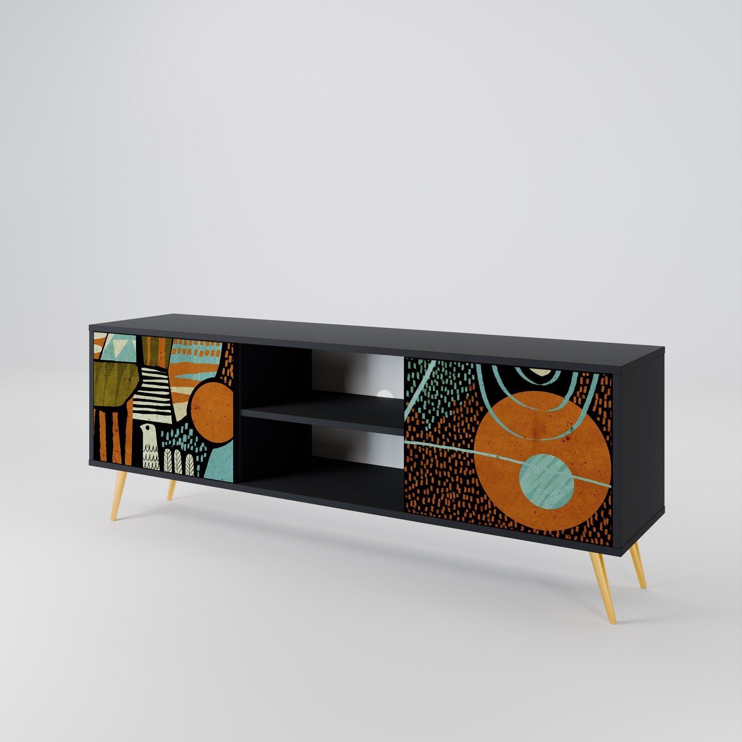 GEODE GLIMMER Móvel de TV de 2 Portas