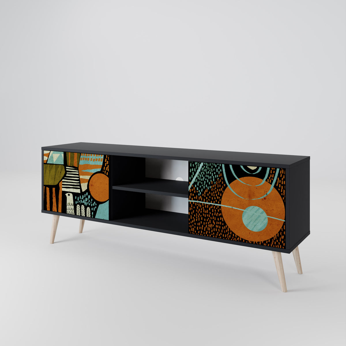 GEODE GLIMMER Móvel de TV de 2 Portas