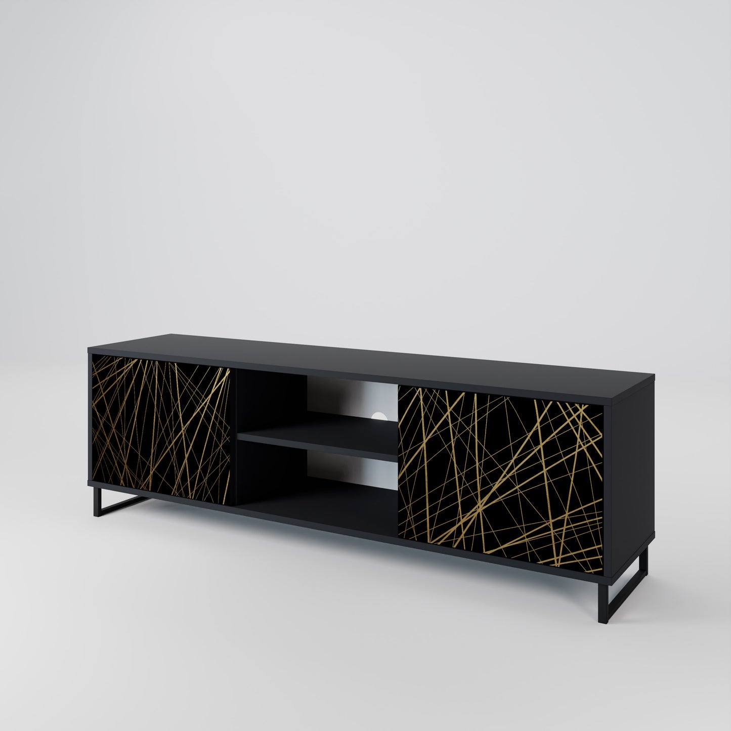 BRIGHT MESH 2-Door TV Cabinet