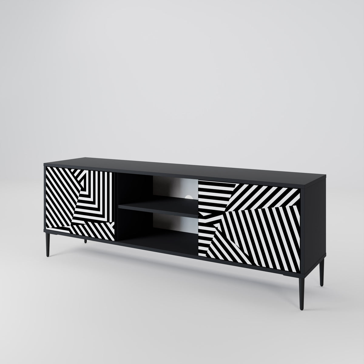 ILLUSIONARY LATTICE Móvel de TV de 2 Portas