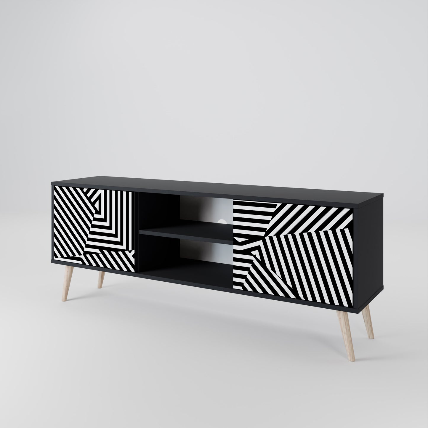 ILLUSIONARY LATTICE Móvel de TV de 2 Portas
