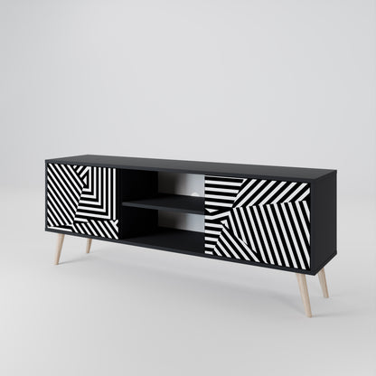 ILLUSIONARY LATTICE Móvel de TV de 2 Portas