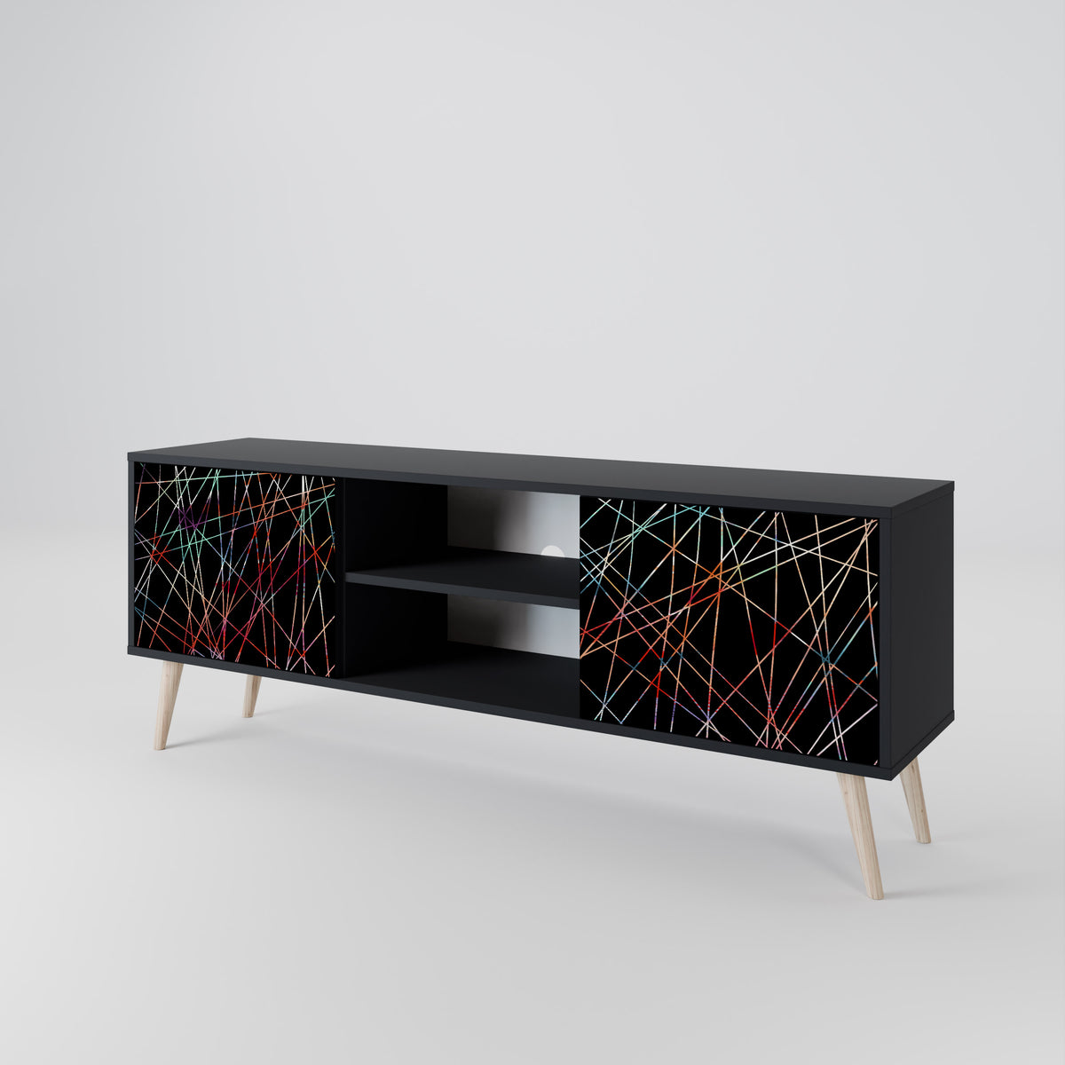 LUMINOUS SNARE Móvel de TV de 2 Portas