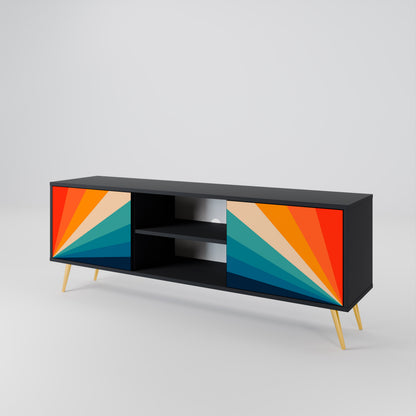 PRISM CONCUSSION Móvel de TV de 2 Portas