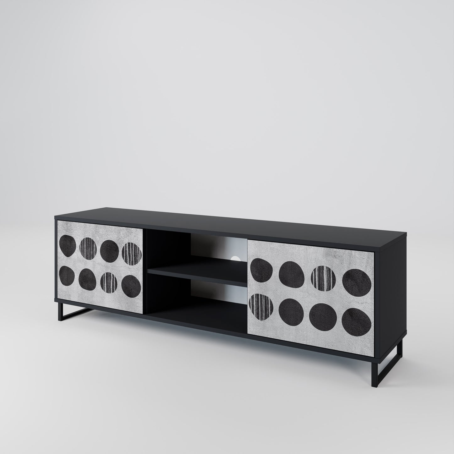GHOSTLY GRADIENTS 2-Door TV Cabinet