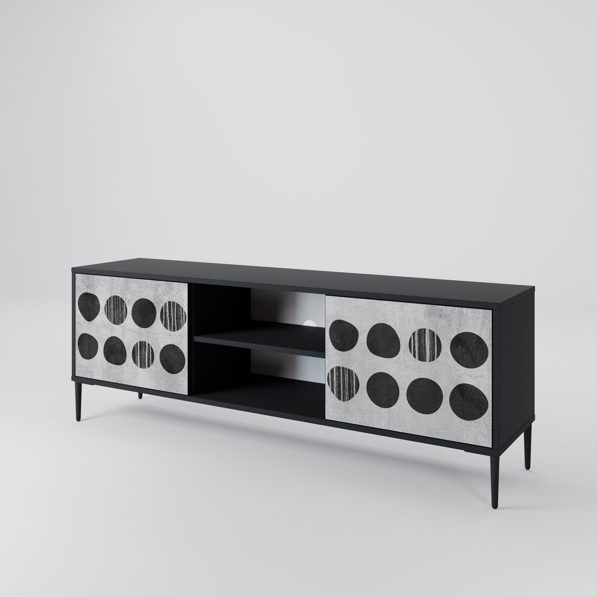 GHOSTLY GRADIENTS 2-Door TV Cabinet