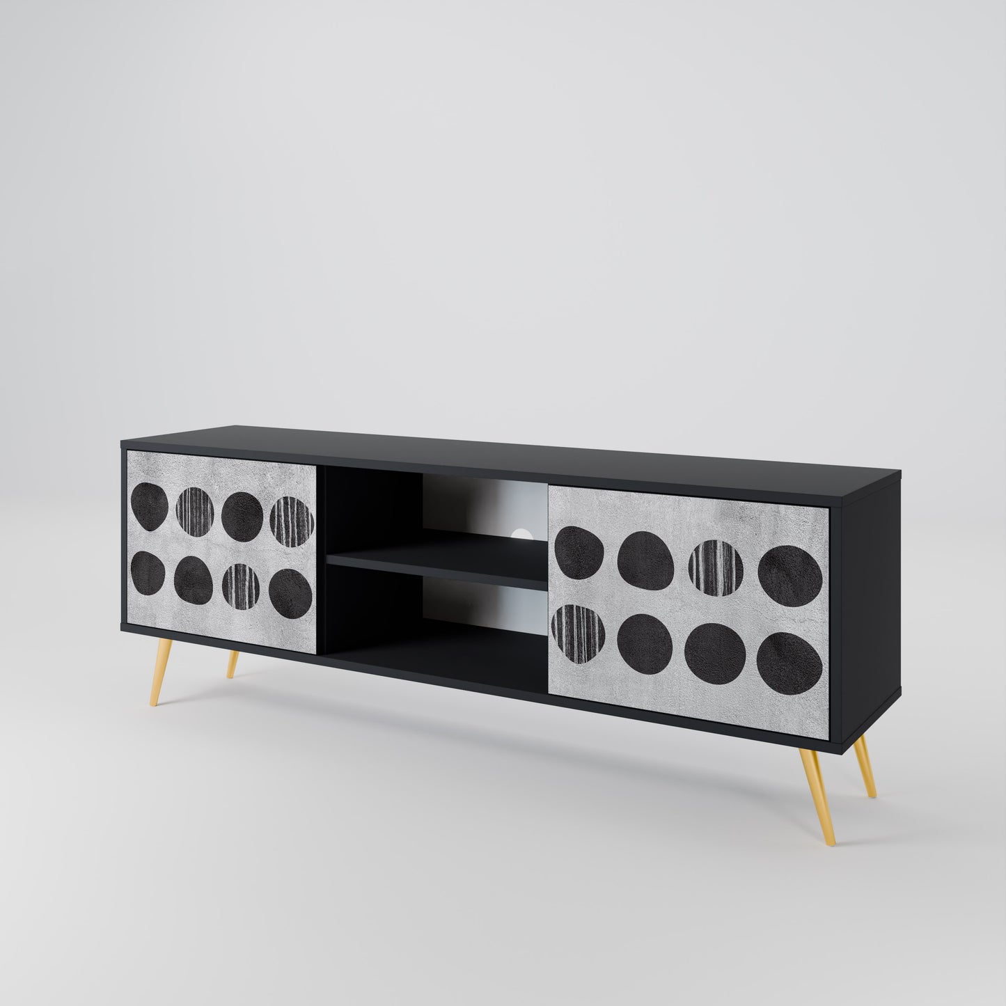 GHOSTLY GRADIENTS 2-Door TV Cabinet