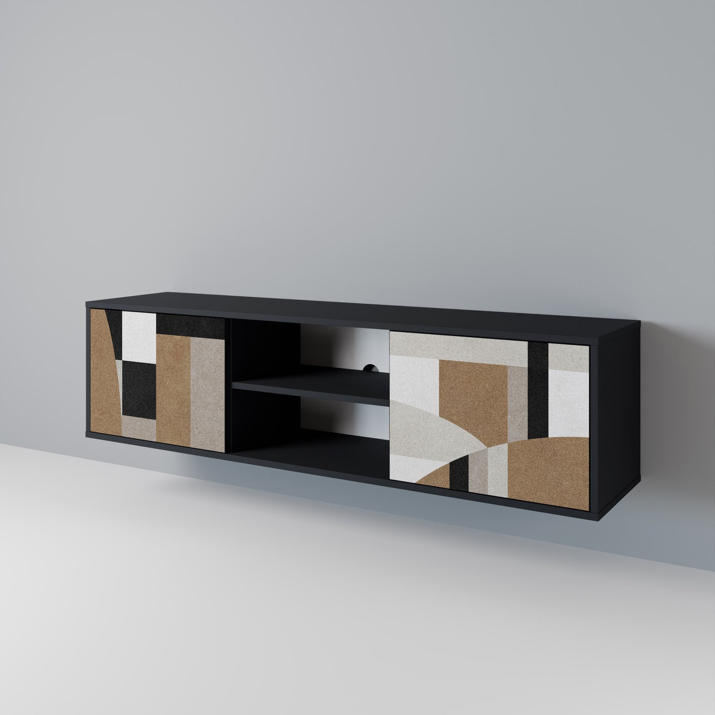 DELICATE MEMENTO 2-Door TV Cabinet