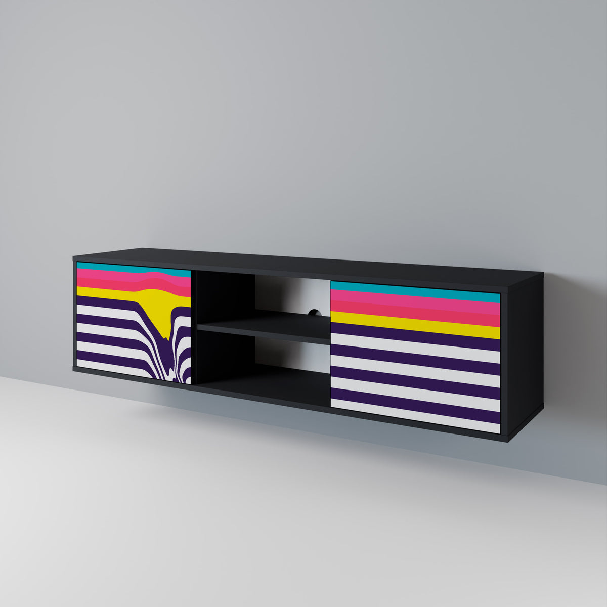 TONE COLLAPSE 2-Door TV Cabinet