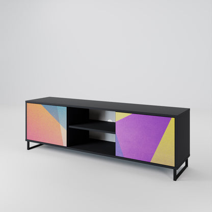 BRIGHT GEOMETRY 2-Door TV Cabinet