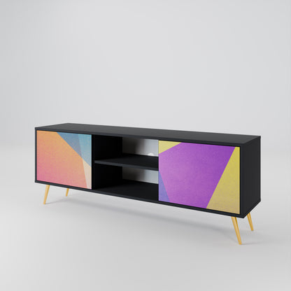 BRIGHT GEOMETRY 2-Door TV Cabinet