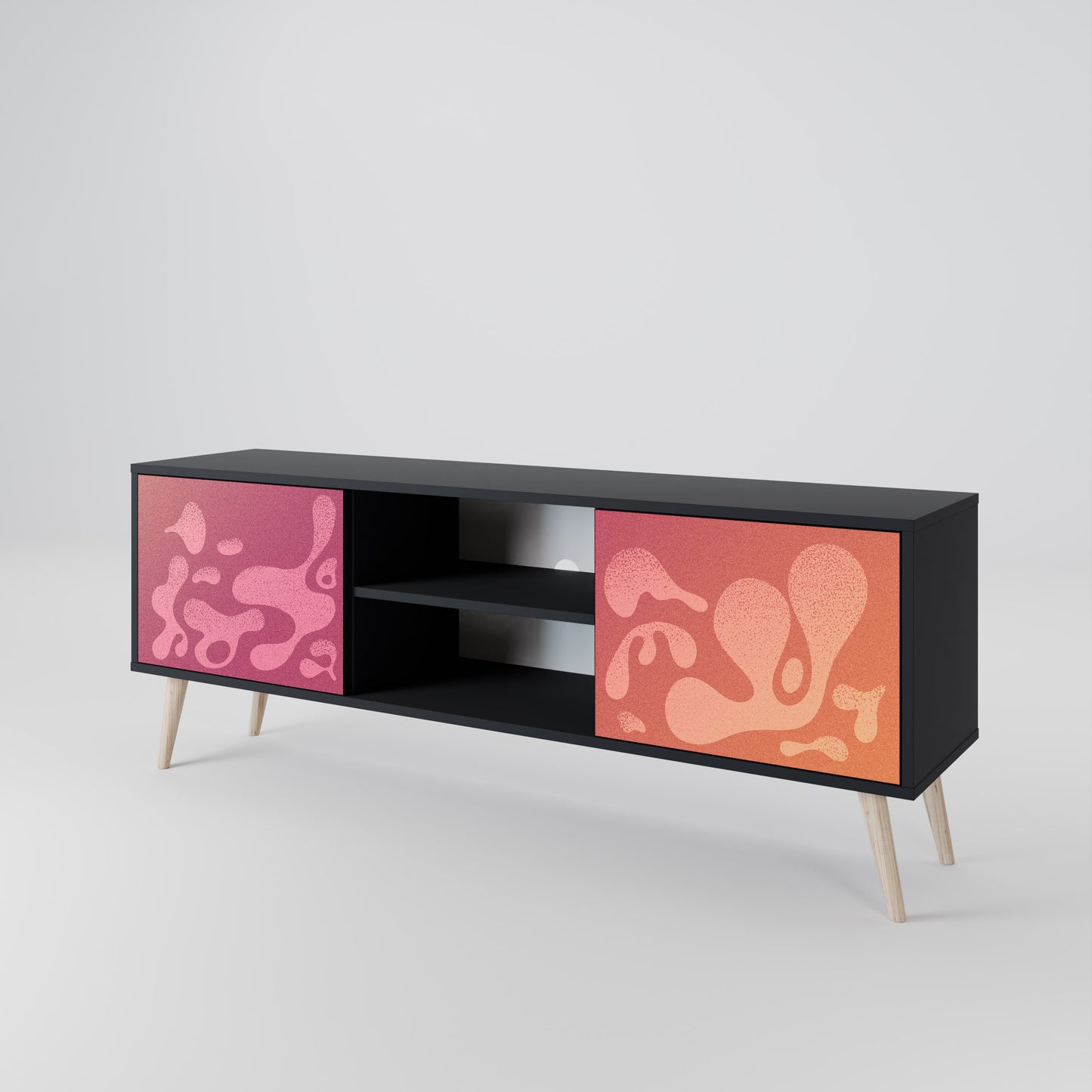 IRREGULAR PINK Móvel de TV de 2 Portas