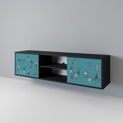 COLLECTIVE STREAM 2-Door TV Cabinet