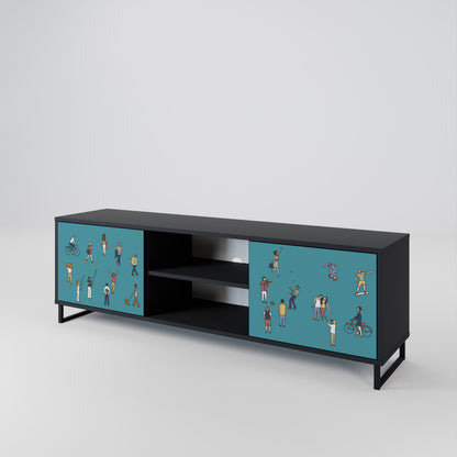 COLLECTIVE STREAM 2-Door TV Cabinet