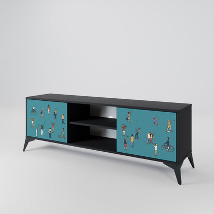 COLLECTIVE STREAM 2-Door TV Cabinet