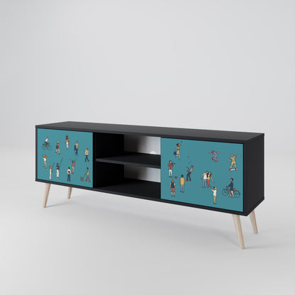COLLECTIVE STREAM 2-Door TV Cabinet