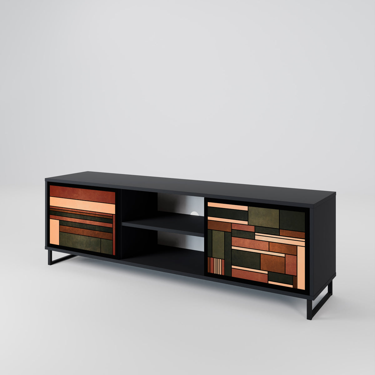 FIGURES OF NATURE 2-Door TV Cabinet