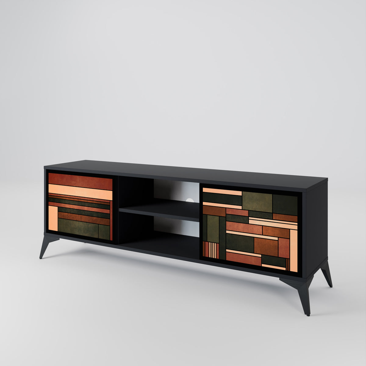 FIGURES OF NATURE 2-Door TV Cabinet