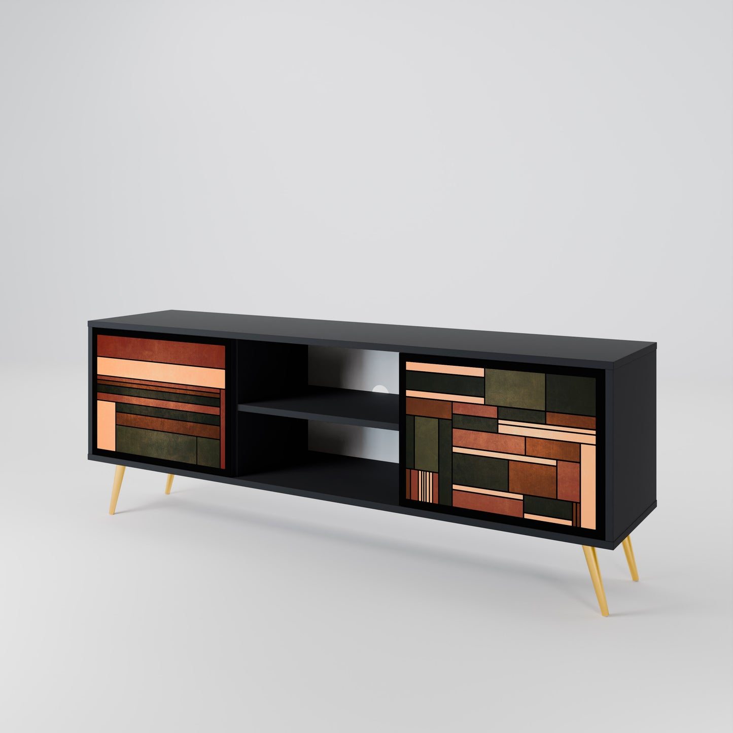 FIGURES OF NATURE 2-Door TV Cabinet