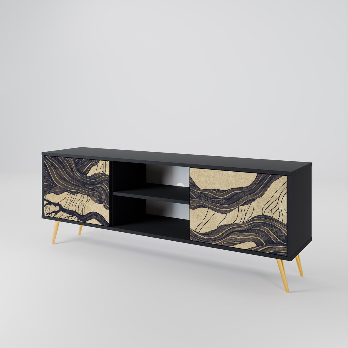 UNIFIED FRAGMENTS 2-Door TV Cabinet