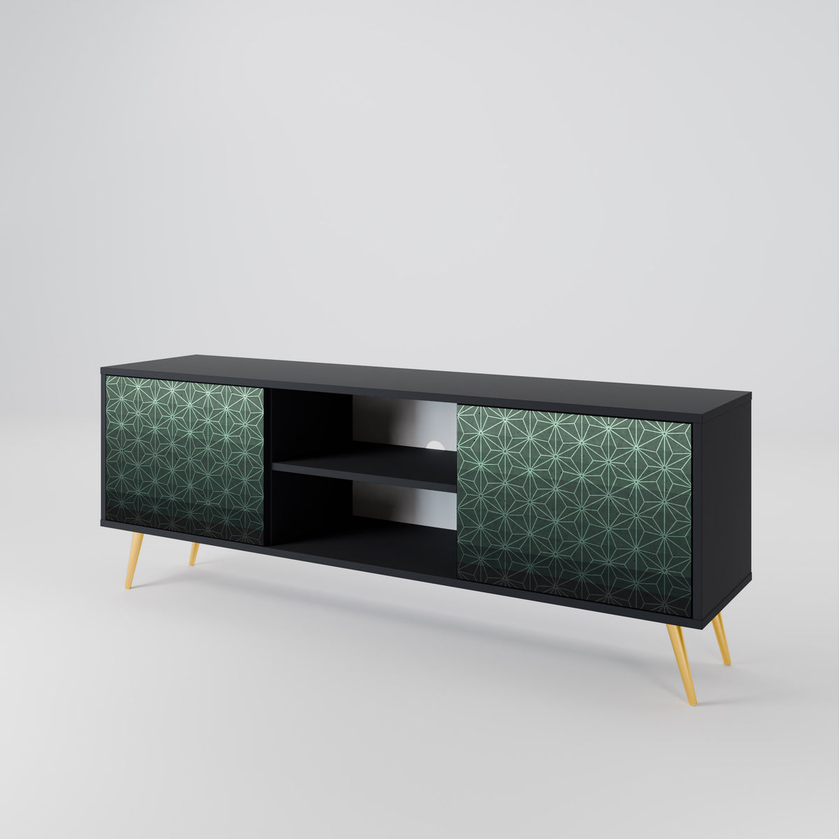 ORNAMENTAL GLIMMER 2-Door TV Cabinet