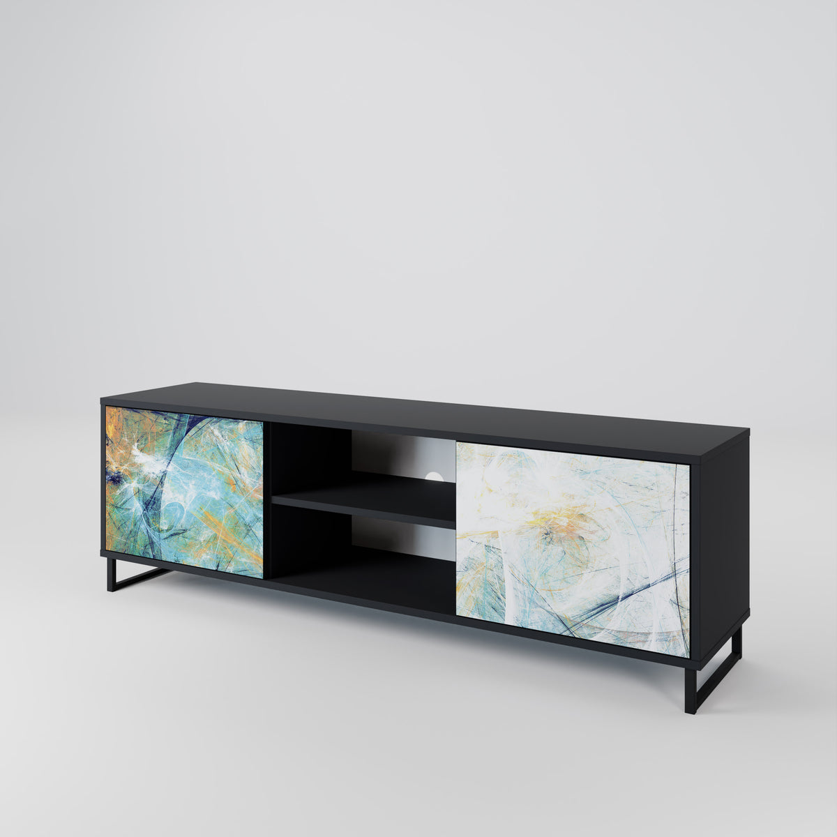 ABSTRACT THOUGHTS 2-Door TV Cabinet