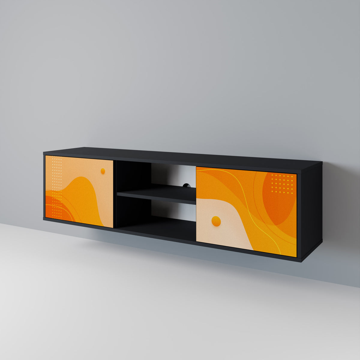 ORANGE ARRANGEMENT Móvel de TV de 2 Portas
