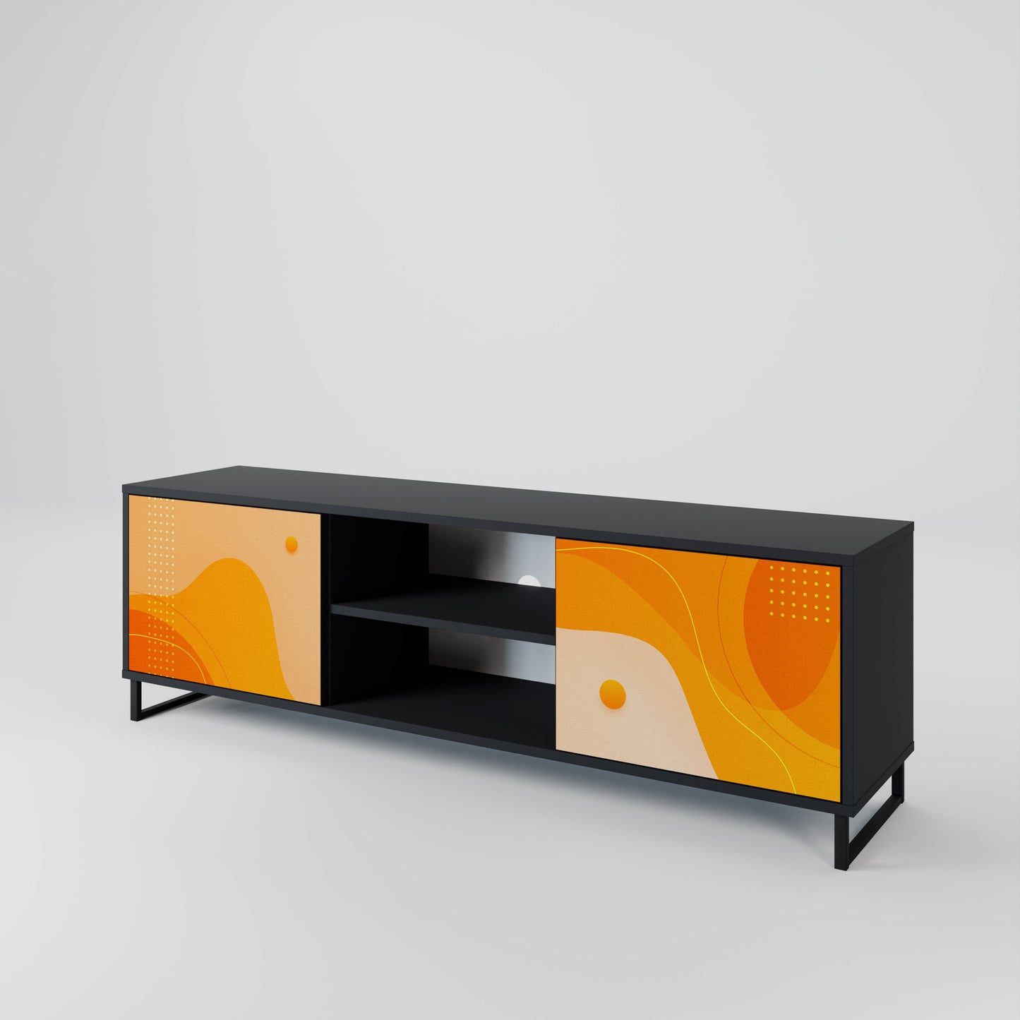ORANGE ARRANGEMENT Móvel de TV de 2 Portas
