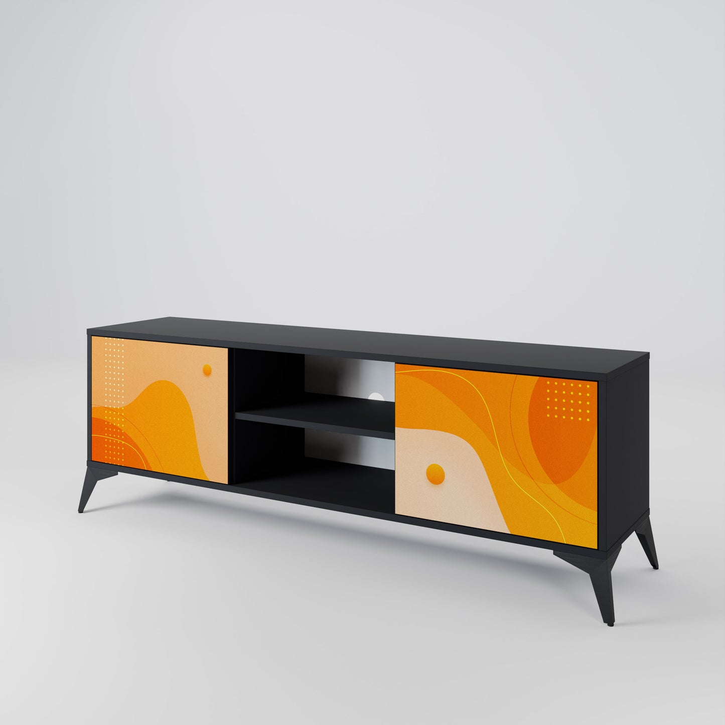 ORANGE ARRANGEMENT Móvel de TV de 2 Portas
