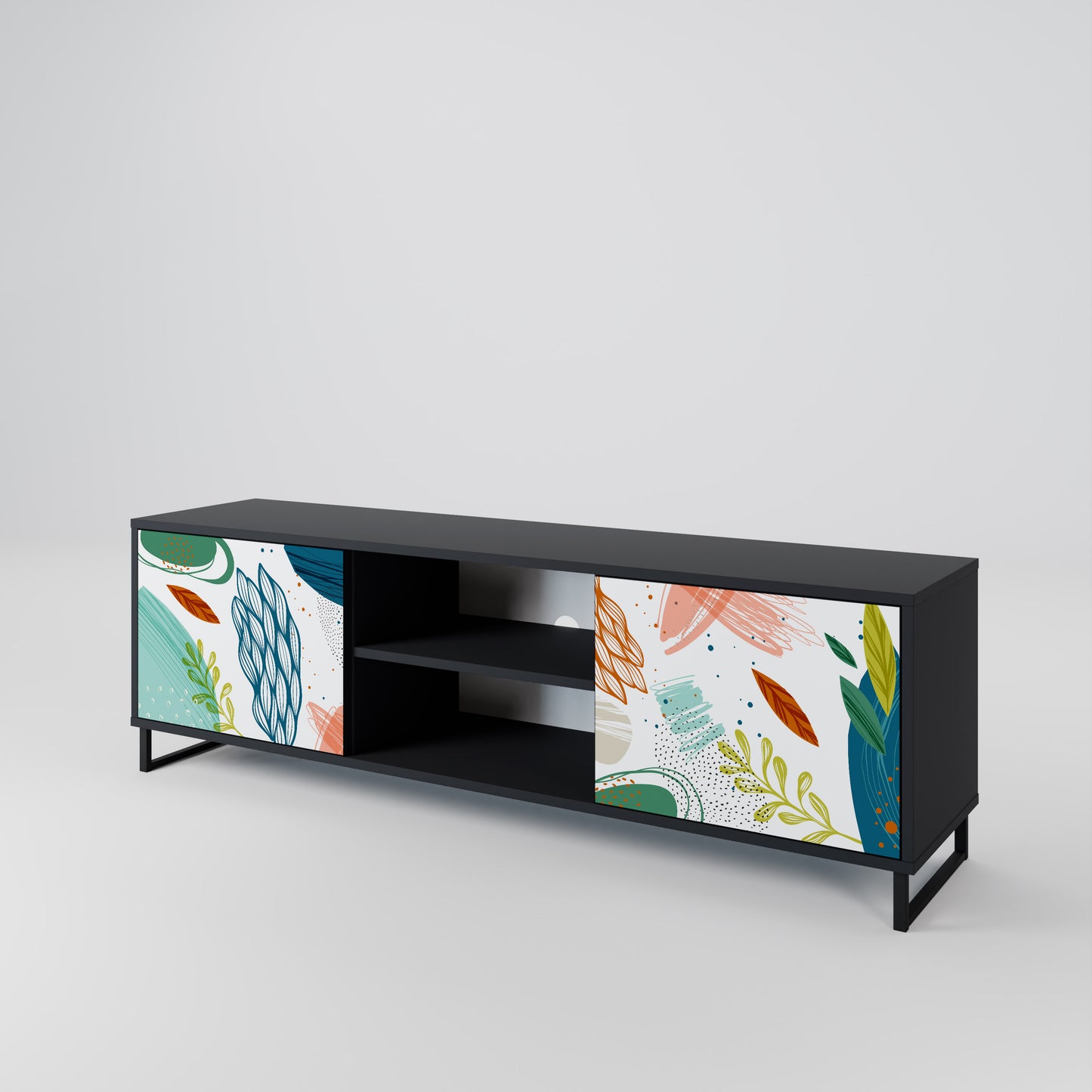 BOTANICAL HURRICANE Móvel de TV de 2 Portas