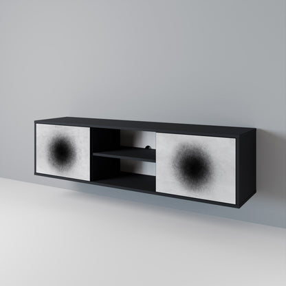 BLACK HOLE Móvel de TV de 2 Portas