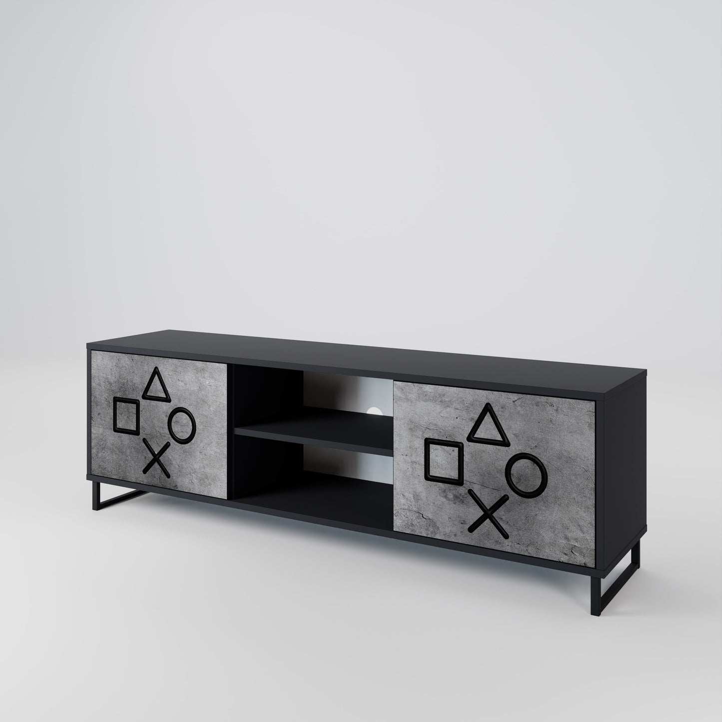 GAMER CHOICE 2-Door TV Cabinet