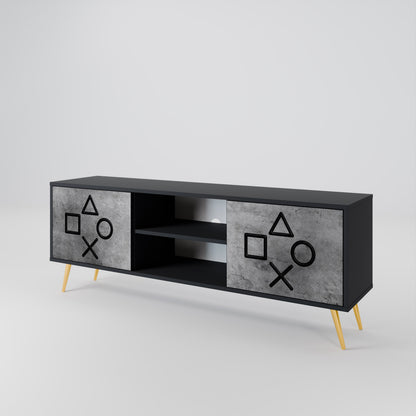 GAMER CHOICE 2-Door TV Cabinet