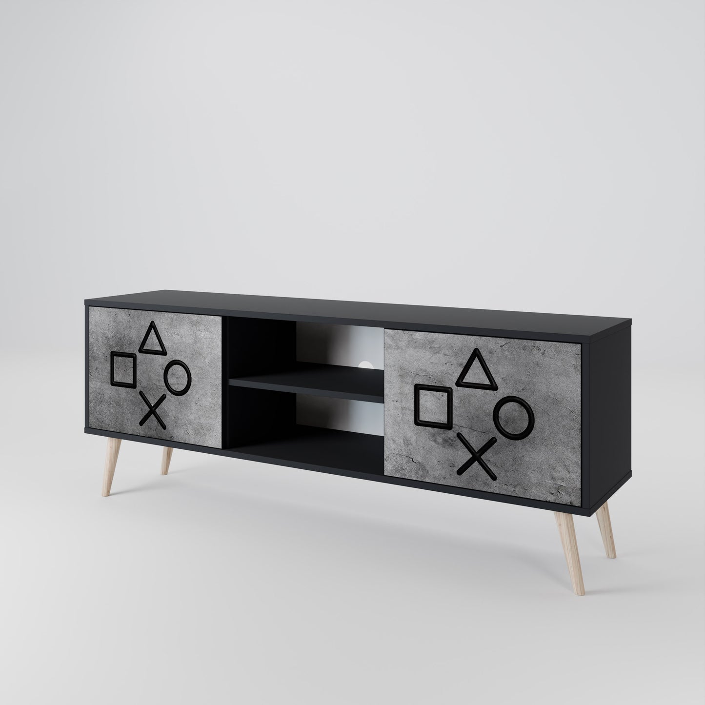 GAMER CHOICE 2-Door TV Cabinet
