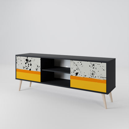DYED BY ORANGE 2-Door TV Cabinet
