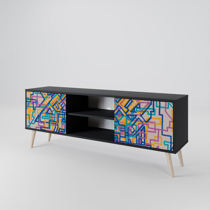 MEMORIES MAP 2-Door TV Cabinet