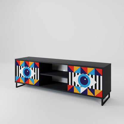 ABSTRACTION AND GEOMETRY Móvel de TV de 2 Portas
