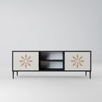 DAILY HARMONY 2-Door TV Stand in Black Finish