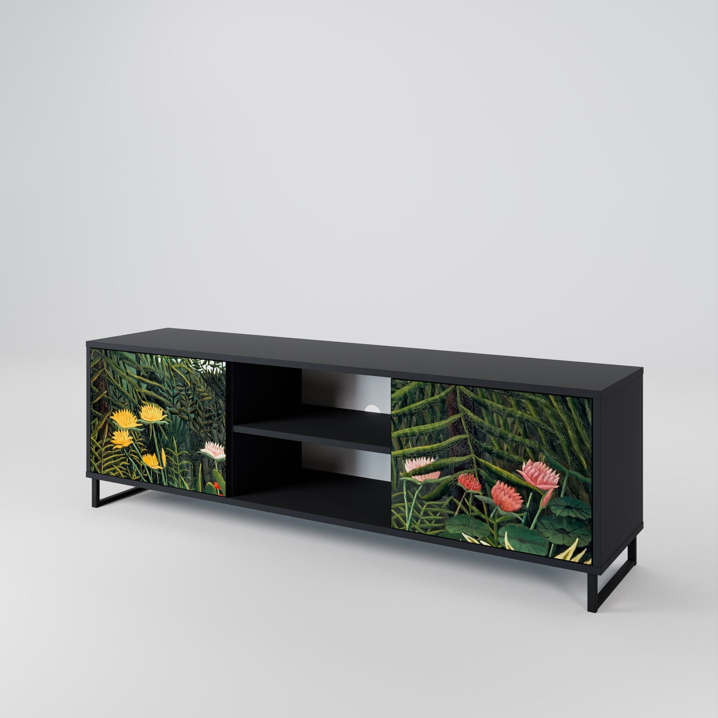 VIRGIN FOREST WITH SUNSET Móvel de TV de 2 Portas