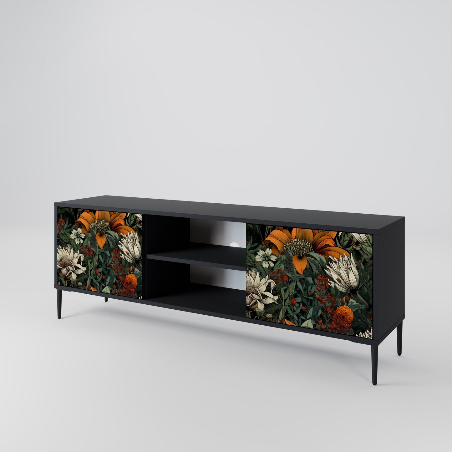 MIDNIGHT SPROUT 2-Door TV Cabinet