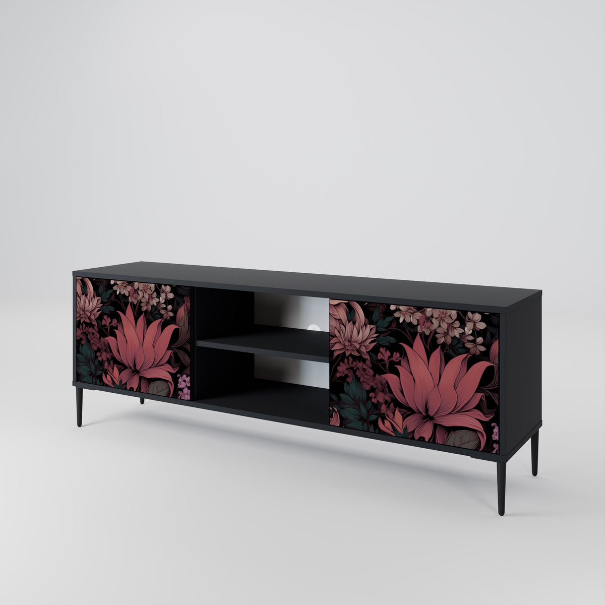 FLORAL WHISPER Móvel de TV de 2 Portas