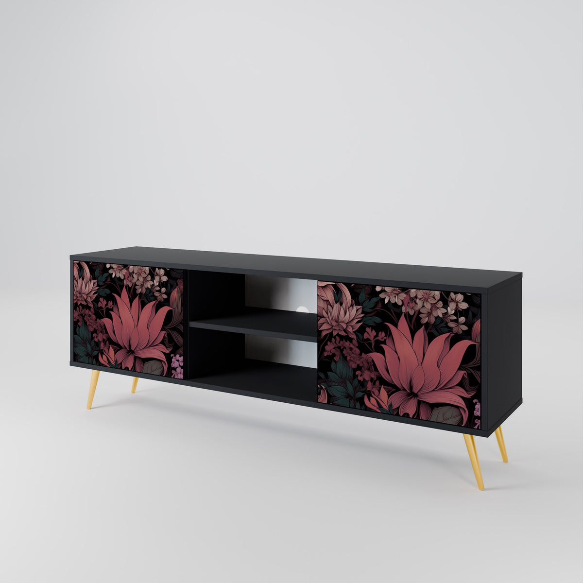 FLORAL WHISPER Móvel de TV de 2 Portas